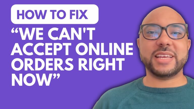 How to Fix “We Can’t Accept Online Orders Right Now” in Hostinger Website Builder