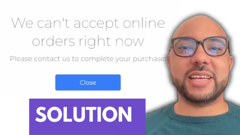 How to Fix “We Can’t Accept Online Orders Right Now” in Hostinger Website Builder